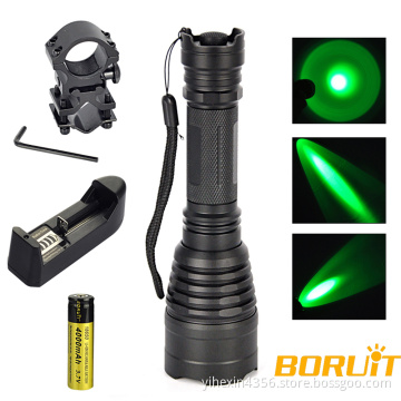 B58U Green Light Hunting Equipment Tactical Cree LED Flashlight